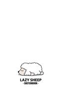 lazy sheep sketchbook: Lazy sheep on white cover (8.5 x 11) inches 110 pages, Blank Unlined Paper for Sketching, Drawing, Whiting, Journaling & Doodling(5 Lazy Sheep on White Sketchbook)