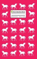 Unicorn Composition Notebook: Pretty Pink Wide Ruled, Student Teachers School Kids, 100 Pages, 7.44x9.69, Writing Journal