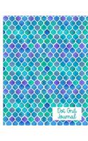 Dot Grid Journal: Watercolor Bullet Notebook for Journaling