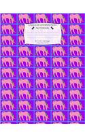 Unruled Composition Notebook. 8.5 X 11. 120 Pages. Unicorn Theme Pattern: Multipurpose Unruled Composition Paper for Students of All Ages. Pink Unicorn Horse with Rainbow Mane Tail Pattern Cover.