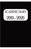 Academic Diary 2019 - 2020: Academic Weekly Diary with Added Extras to Help the Student/Teacher (Black Cover)