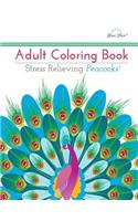 Adult Coloring Book: Stress Relieving Peacocks