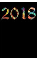 2018: Blank Lined Journal