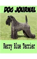 Dog Journal Kerry Blue Terrier