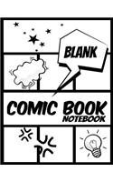 Blank Comic Book Notebook