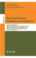 Real-Time Business Intelligence and Analytics