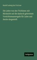 Die Lehre von den Trichinen