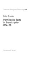 Hethitische Texte in Transkription Kbo 59