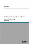 Möglichkeiten der Unternehmensanalyse im Rahmen der strategischen Unternehmensplanung
