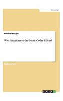 Wie funktioniert der Merit Order Effekt?: (German)