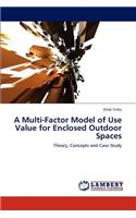 Multi-Factor Model of Use Value for Enclosed Outdoor Spaces