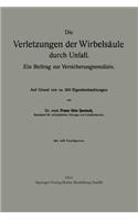 Die Verletzungen Der Wirbelsäule Durch Unfall