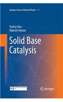Solid Base Catalysis