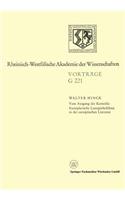 Vom Ausgang Der Komödie Exemplarische Lustspielschlüsse in Der Europäischen Literatur