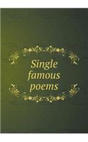 Single Famous Poems