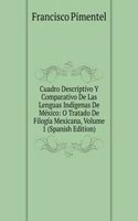 Cuadro Descriptivo Y Comparativo De Las Lenguas Indigenas De Mexico: O Tratado De Filogia Mexicana, Volume 1 (Spanish Edition)