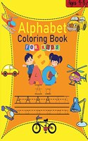 Alphabet coloring book for kids