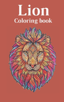 Lion Coloring Book For Adults: : Jungle Animals Coloring fun And Awesome Facts, Stress relieving and More ...