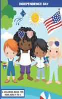 Independence Day: A Coloring Book for Preschoolers