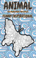 Animal Coloring Books for Adults Funny Inspirational