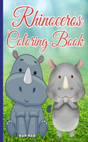 Rhinoceros Coloring Book For Boys, Girls: Cute Adult Coloring Books for Rhinoceros Owner, Best Gift for Rhinoceros Lover