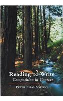 Reading to Write: Composition in Context