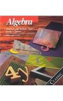Algebra Structure and Method, Book 1