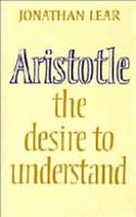 Aristotle: The Desire to Understand
