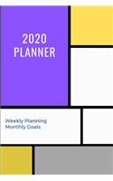 2020 Planner Weekly Planning Monthly Goals