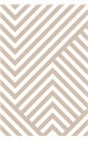 Abstract Striped Geometric Notebook