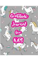 Gratitude Journal for Kids: 5-Minute Daily Diary of Positivity with Cute Unicorn Matte Cover Design Notebook Prompts to Write In Per Day - Perfect Gift for Girls, Boys, Teens, 