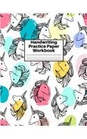 Handwriting Practice Paper Workbook