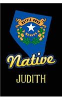 Nevada Native Judith: College Ruled Composition Book