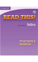 Read This! Intro Teacher's Manual with Audio CD