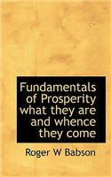 Fundamentals of Prosperity What They Are and Whence They Come