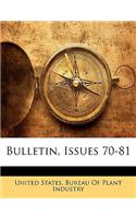 Bulletin, Issues 70-81