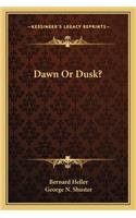 Dawn or Dusk?