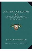 A History Of Roman Law