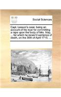 Capt. Leeson's case: (English)