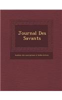 Journal Des Savants