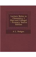 Lecture Notes in Chemistry 1 (Harvard College).
