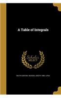 Table of Integrals