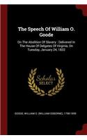 The Speech of William O. Goode