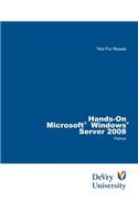 Hands-On Microsoft Windows Server 2008 + DVD