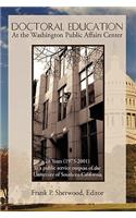Doctoral Education at the Washington Public Affairs Center