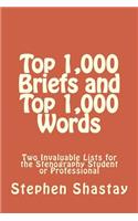 Top 1,000 Briefs and Top 1,000 Words