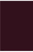 Notebook: Dark Berry Color, Lined Notebook, School Supplies, Fall Theme