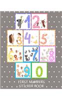 First Numbers Sticker Book