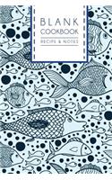 Blank Cookbook Recipe & Notes: Marine Design Recipe Journal, 108 Pages, 6x9, Inspiring Creative Recipe Ideas (with Cooking Measurement)