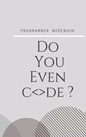 Programmer Notebook 